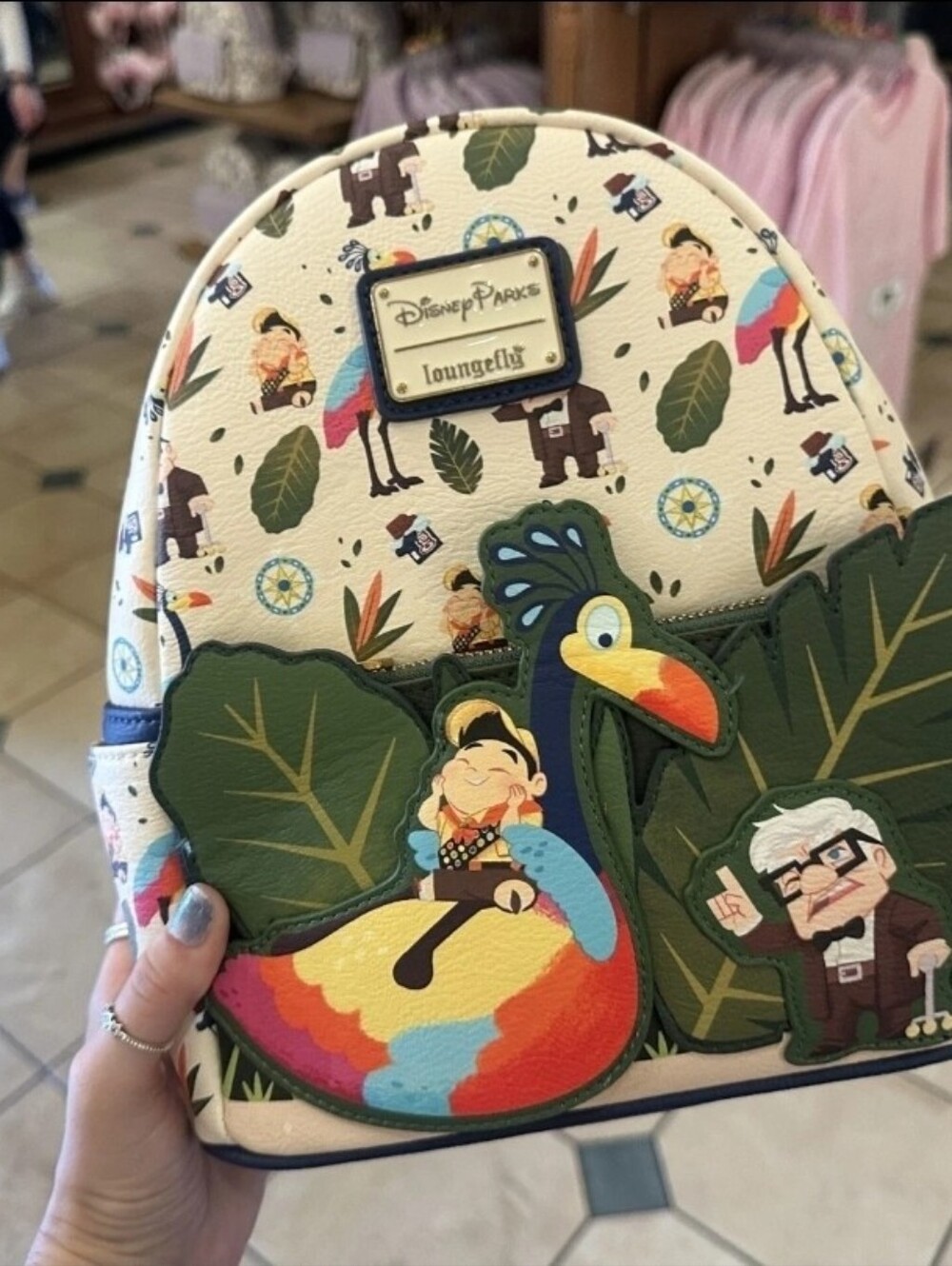 Disney Up' Loungefly Backpack With Cutesy Carl, Russell, and Kevin Arrives